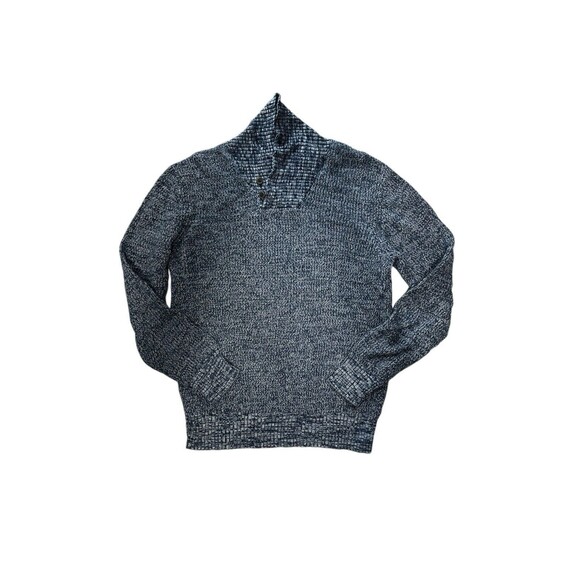 Levi's Other - Levis Men Medium Blue Shawl Neck Sweater Coupe Fit Pullover Cozy Grandpacore